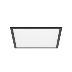 LED-panel Lamin, sort, 40 cm, CCT, dæmpbar, fjernbetjening^Lindby Online