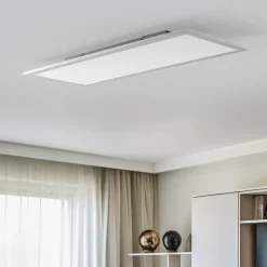 Lindby Arbejdsrum/Kontor|Gang>LED-panel Livel, CCT, 80 cm x 30 cm, fjernbetjening