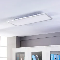 LED-panel Livel, 4000K, 80 cm x 30 cm, sølv, metal^Lindby Online