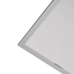 Lindby LED-panel Livel, 4000K, 40 cm x 40 cm, sølv, metal