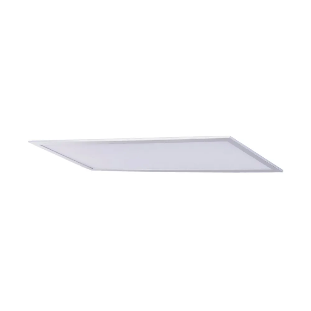Lindby LED-panel Livel, 4000K, 120cm x 30cm, sølv, metal