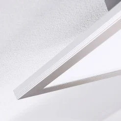 LED-panel Livel, sæt med 2, 4.000 K, 80 x 30 cm, sølv^Lindby Sale