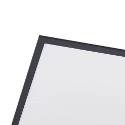 Lindby LED-panel Nelios, 120 x 60 cm, 4000K, sort, metal