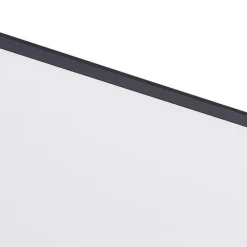 Lindby LED-panel Nelios, 120 x 60 cm, 4000K, sort, metal