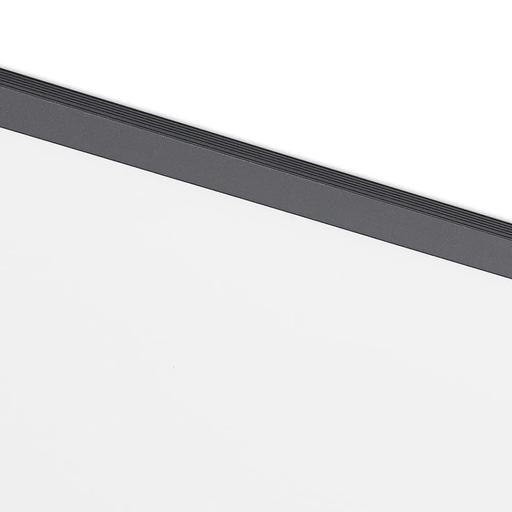 Lindby Loftlamper|Loftlamper>LED-panel Nelios, 62 x 62 cm, 4.000K, sort, metal