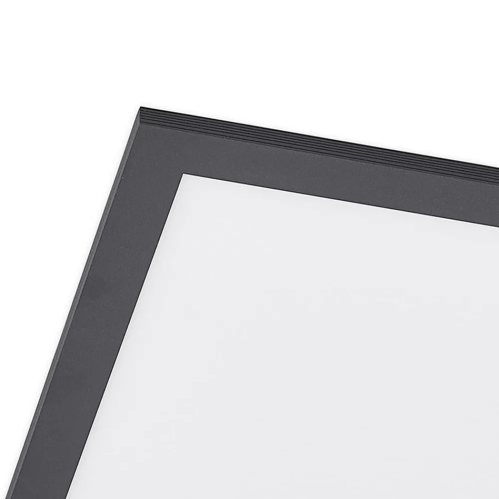 Lindby Arbejdsrum/Kontor|Gang>LED-panel Nelios, 40 x 40 cm, CCT, sort, metal