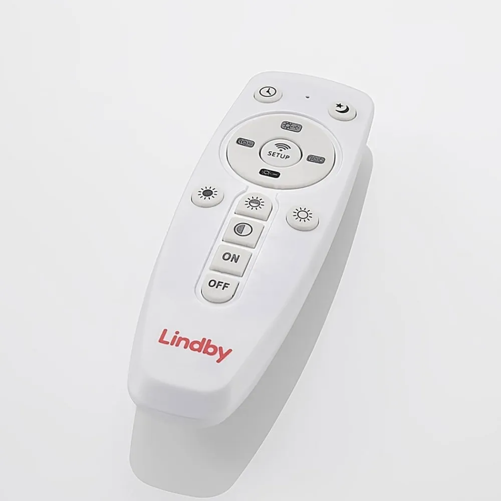 Lindby Arbejdsrum/Kontor|Gang>LED-panel Nelios, 40 x 40 cm, CCT, sort, metal