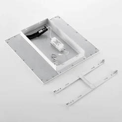 LED-panel Quais, 40 x 40 cm, hvid, aluminium, 4.000K^Lindby