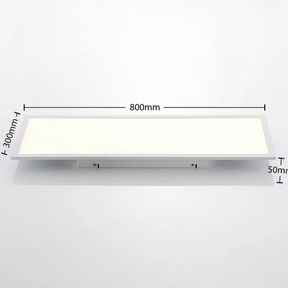 LED-panel Quais, 80 x 30 cm, hvid, metal, 4.000K^Lindby Discount