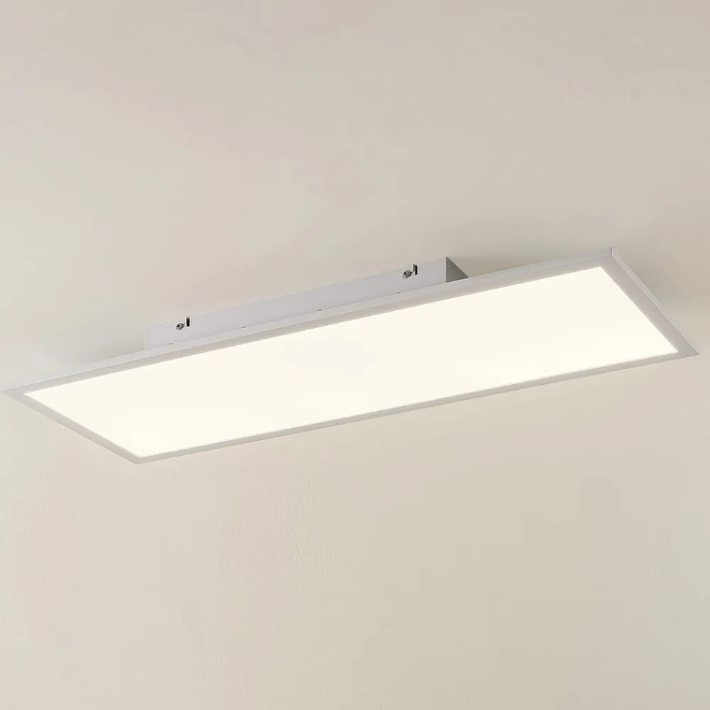 LED-panel Quais, 80 x 30 cm, hvid, metal, 4.000K^Lindby Discount