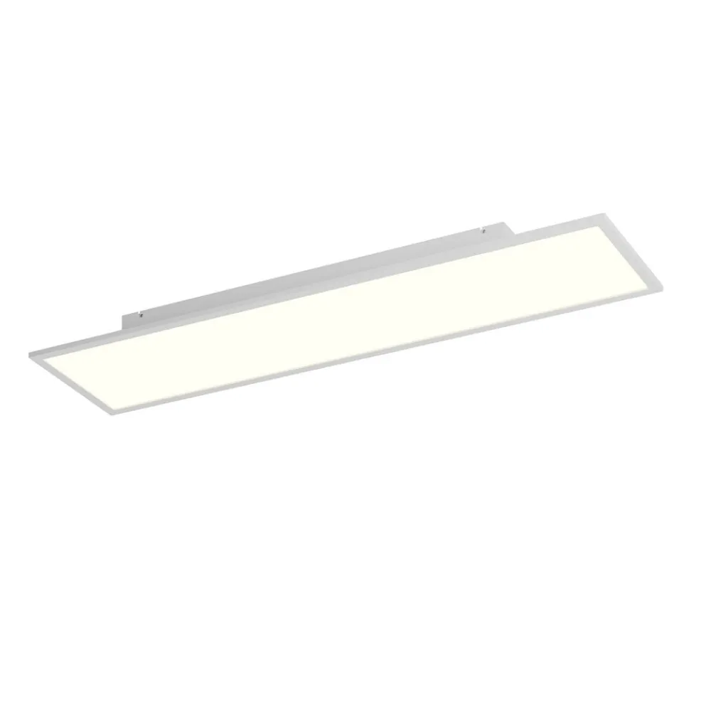 Lindby LED-panel Quais, 30 x 120 cm, hvid, aluminium, 4.000K