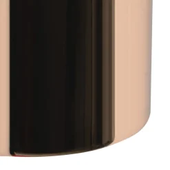 Lindby LED-pendellampe Lumaro, guld, Ø 8 cm, aluminium, 48V, dæmpbar