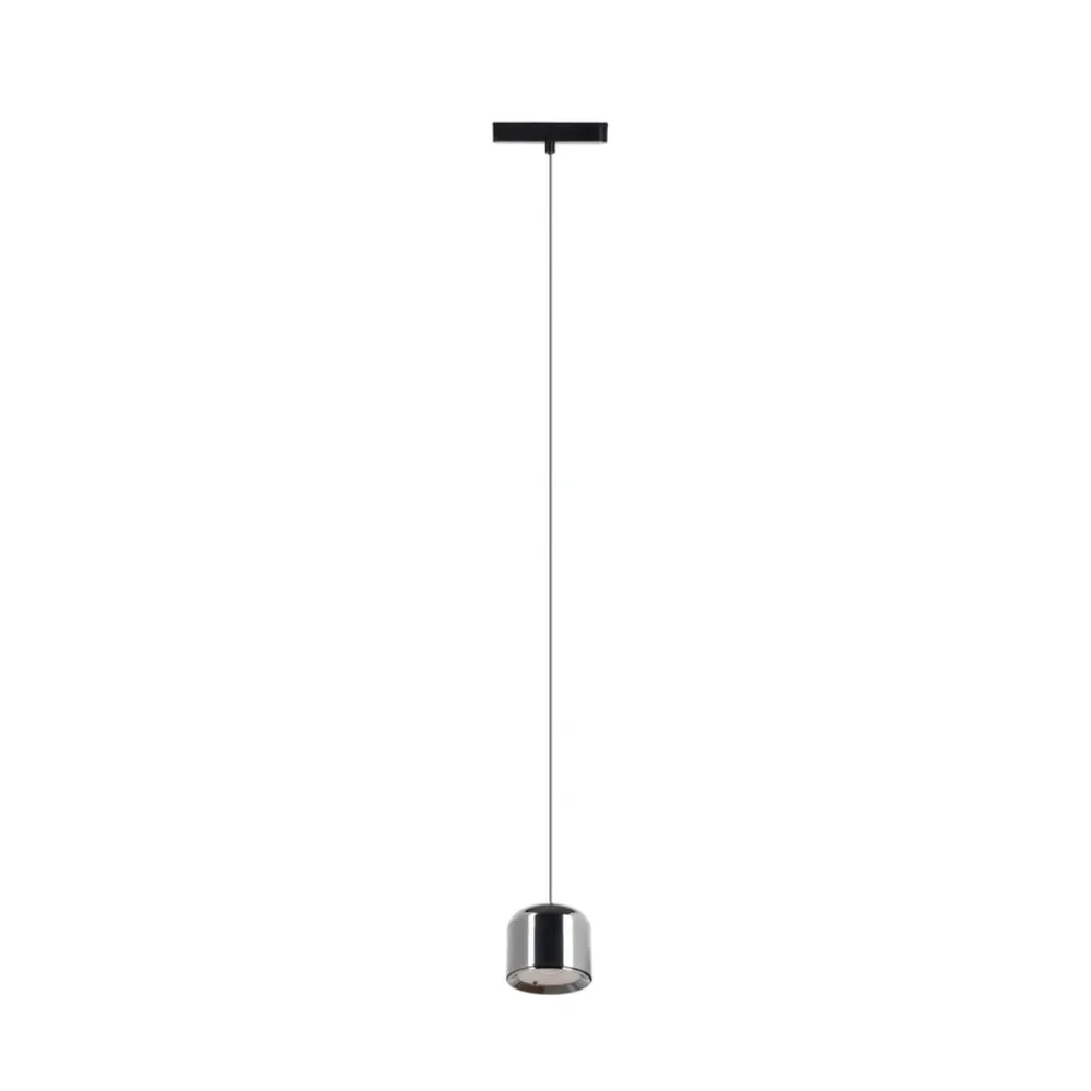 LED-pendellampe Lumaro,sort,Ø8,2cm,aluminium,48V,dæmpbar^Lindby Sale