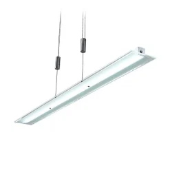 LED-pendellampe Sladja, krom, glas, touchdæmper^Lindby New
