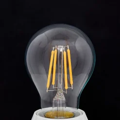 Lindby Filament Pære|Led Pærer>LED-pære, glødetråd, E27, 4W, klar, 2700K