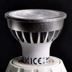 Lindby LED-reflektor GU10 5 W klar 3.000 K 55° sæt med 2 stk