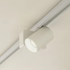 Lindby Skinnesystem>LED-skinnespot Linaro/Brinja, hvid, 1-faset