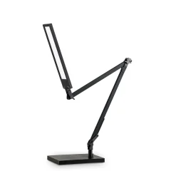 Lindby LED-skrivebordslampe Antisa, sort, CCT, dæmpbar