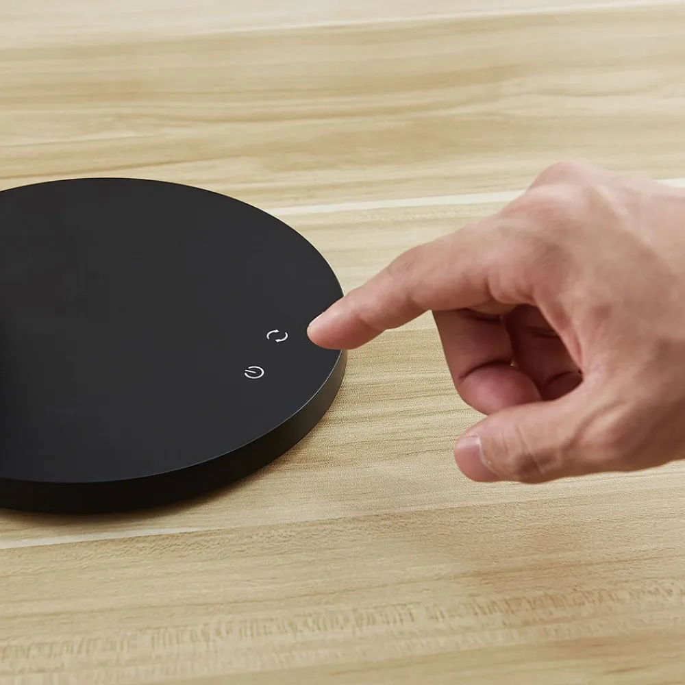 Lindby Arbejdsrum/Kontor|Bordlamper>LED-skrivebordslampe Loretta, 43 cm, sort, CCT