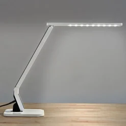 Lindby LED-skrivebordslampe Eleni, hvid, CCT, dæmpbar
