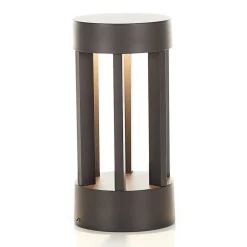 Lindby LED-sokkellampe Jordis, 22 cm, antracit, aluminium