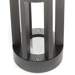 Lindby LED-sokkellampe Jordis, 22 cm, antracit, aluminium