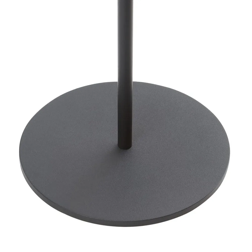 LED-solcellegulvlampe Hilario, sort, jern, genopladeligt batteri^Lindby Discount