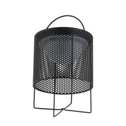 LED-solcellelampe Achilleas, RGBW, sort^Lindby Hot