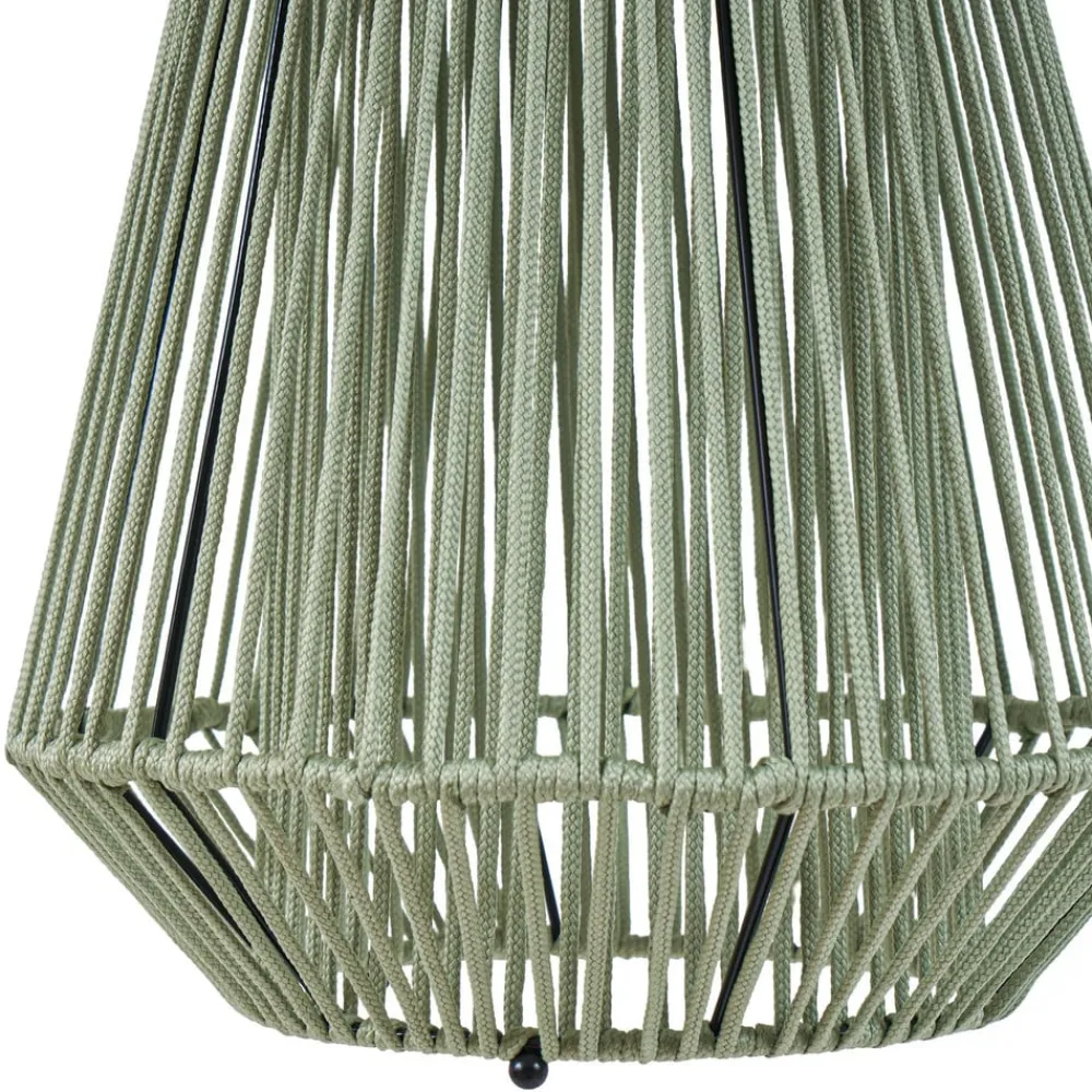 LED-solcellelampe Austas, grøn, Ø 32 cm, USB, IP54^Lindby Online