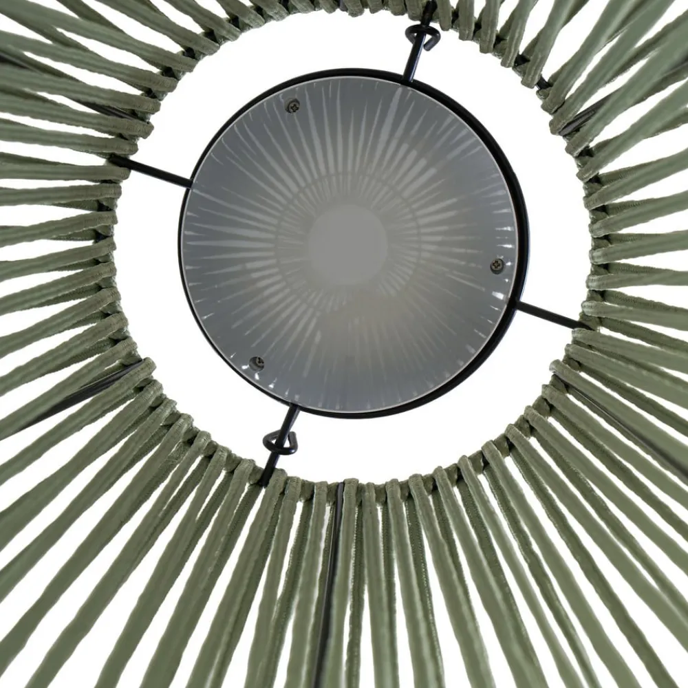 LED-solcellelampe Austas, grøn, Ø 32 cm, USB, IP54^Lindby Online