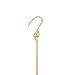 Lindby LED-solcellelampe Austas, beige, Ø 50 cm, USB, IP54