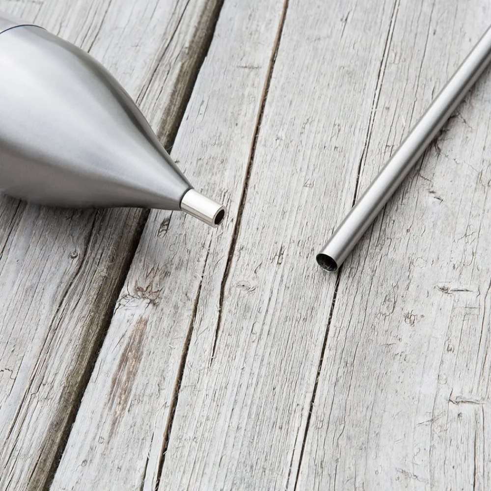 LED-solcellelampe Jari, højde 122 cm, stål, klar^Lindby