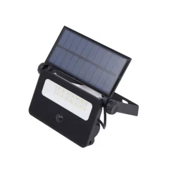 LED-solcellelampe til vægmontering Rikard, sort, stål^Lindby Online