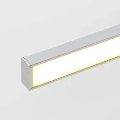 LED-spejllampe Jukka, 120 cm, krom, metal, IP44^Lindby Outlet