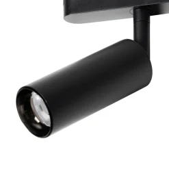 LED-spot 48 V Lumaro, sort, Ø 4 cm, aluminium, dæmpbar^Lindby Clearance
