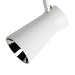 Lindby LED-spot 48 V Lumaro, hvid, Ø7cm, plast, dæmpbar