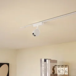 LED-spot 48 V Lumaro, hvid, Ø6cm, plast, dæmpbar^Lindby Online