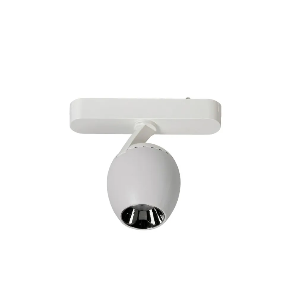 LED-spot 48 V Lumaro, hvid, Ø6cm, plast, dæmpbar^Lindby Online