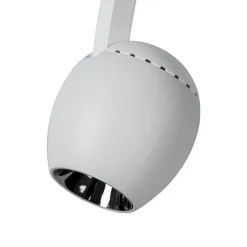 LED-spot 48 V Lumaro, hvid, Ø6cm, plast, dæmpbar^Lindby Online