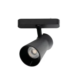 LED-spot 48 V Lumaro, sort, Ø 7 cm, dæmpbar^Lindby