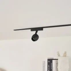 LED-spot 48 V Lumaro, sort, Ø 6,2 cm, dæmpbar^Lindby Outlet