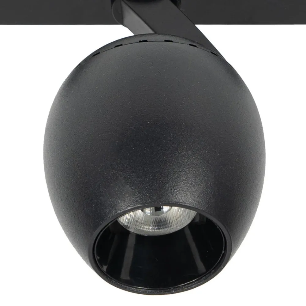 LED-spot 48 V Lumaro, sort, Ø 6,2 cm, dæmpbar^Lindby Outlet