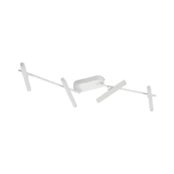 Lindby LED-spotlight Eldrin, hvid, 4 lyskilder, lysliste