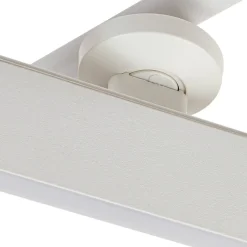 Lindby LED-spotlight Eldrin, hvid, 4 lyskilder, lysliste