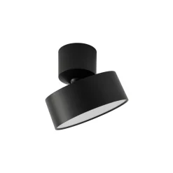 LED-spotlight Nivoria, Ø 14 cm, sort, drejelig^Lindby Online