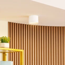 Lindby Loftlamper|Pendellamper>LED-spotlight Nivoria, Ø 12 cm, 15 W, hvid, metal