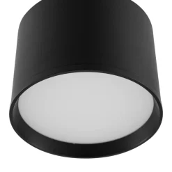LED-spotlight Nivoria, Ø 12 cm, 15 W, sort, metal^Lindby Discount