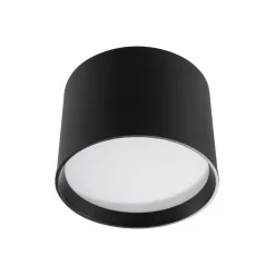 LED-spotlight Nivoria, Ø 12 cm, 15 W, sort, metal^Lindby Discount