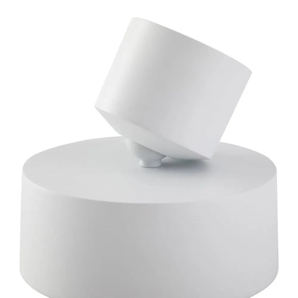 LED-spotlight Nivoria, Ø 14 cm, hvid, drejelig^Lindby Online