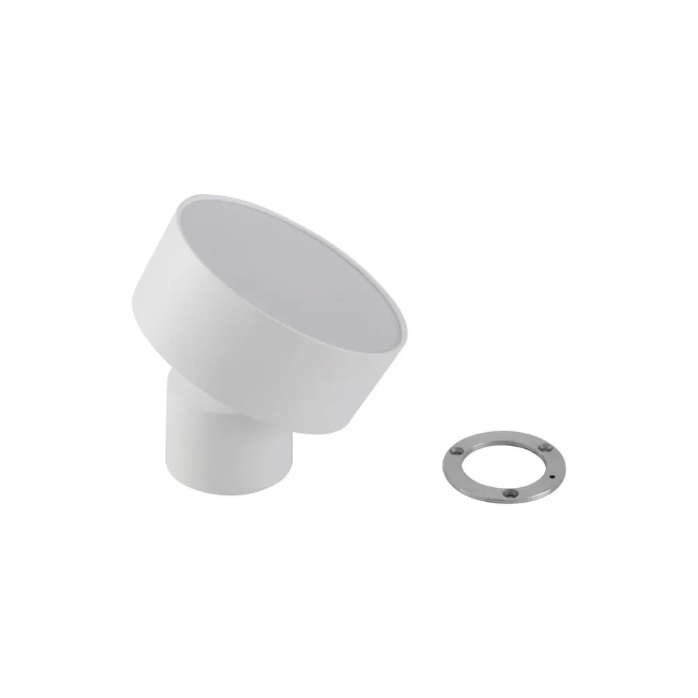 LED-spotlight Nivoria, Ø 14 cm, hvid, drejelig^Lindby Online